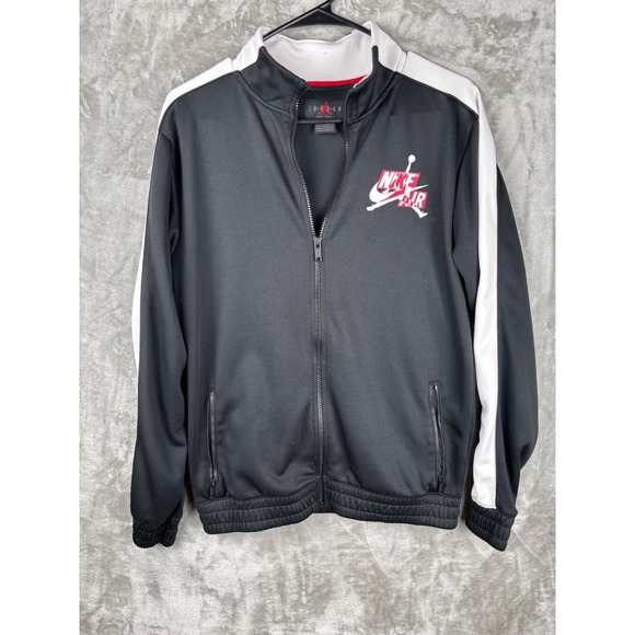 Nike Other - Nike Air Jordan Track Jacket Youth XL 13–15 Athletic Streetwear Zip‎ Up Black